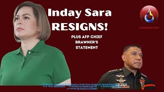 Inday Sara Resigns  Brawners Statement [upl. by Rozanne597]