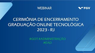 Cerimônia de Encerramento Graduação Online Tecnológica [upl. by Neeneg]