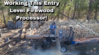 Working This Entry Level Firewood Processor [upl. by Marga]