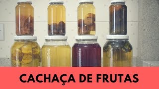 Como fazer cachaça com frutas parte 1  RECEITA [upl. by Reyotal]