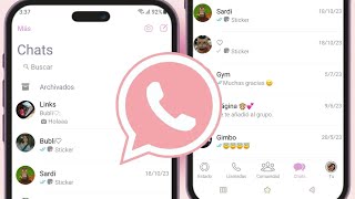 ✨WhatsApp Estilo iPhone en Android desde Cero Fácil y Rápido ✅ sin Perder Chats [upl. by Htederem]