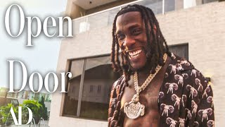 Inside Burna Boys Lagos Mansion  Open Door  Architectural Digest [upl. by Mill]