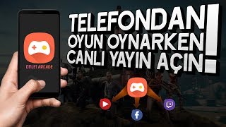 TELEFONDAN OYUN OYNARKEN CANLI YAYIN AÇIN  Omlet Arcade [upl. by Halilak10]