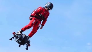 FLYBOARDAIRJET FLYING BOARD THE NEW INNOVATIVE FLYING DEVICE IS CALLED NEXT IDEA [upl. by Nannarb]