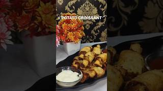 quotPOTATO CROISSANTquot snacks shorts cooking recipe foodie food indianfood [upl. by Isma]