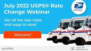 2022 Postal Rates and Prices  Quadient Mail Experts Explain Everything Businesses Need to Know [upl. by Won]