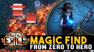 Occultist Penance Brand  How to Start Magic Find Part 1 Path Of Exile  Affliction 323 [upl. by Suolkcin680]