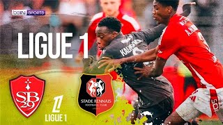 Brest vs Rennes  Ligue 1 HIGHLIGHTS  101924  beIN SPORTS USA [upl. by Llehsram31]