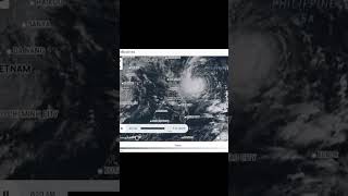 Satellite image from accuweathercom Tropical storm Leon [upl. by Einnaoj]