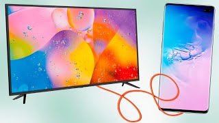 Как подключить телефон Samsung к телевизору по USB кабелюПодключение смартфона к телевизору [upl. by Etteyniv743]