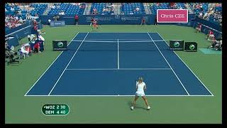 Elena Dementieva v Caroline Wozniacki 2009 Cincinnati QF highlights [upl. by Dorman]