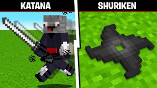 ich habe OP NINJA ITEMS gefunden in Minecraft sogar Katana [upl. by Yhtimit]