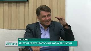 ENTREVISTA COM O PREFEITO REELEITO DE ARAGUARI RENATO CARVALHO [upl. by Georas]