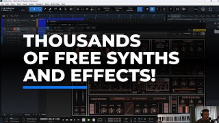 Get Thousands of FREE Synths and Effects for Studio One 6 And Good Ones Too [upl. by Ahsiled]