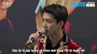 VIETSUB 170528 EXO Sehun quotKai đã cho tôi động lực tôi sẽ khoe múiquot [upl. by Lek]