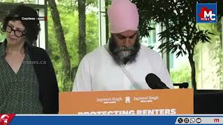 NDP Leader Jagmeet Singh holds a news conference in Halifax  MC NEWS  MC RADIO [upl. by Krysta256]