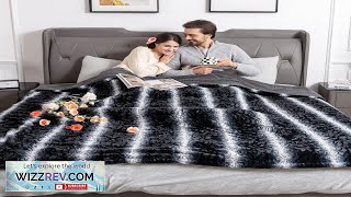 WOOMER 5 Year Warranty Electric Heated Blanket 90quot x 100“King SizeDual ControlFaux Review [upl. by Netsriik]