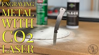 Engraving Metal With A CO2 Laser [upl. by Amiaj]