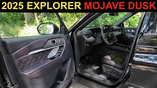 2025 Ford Explorer Mojave Dusk Interior Brings Purple Luxury Hands On Tour [upl. by Serolod]