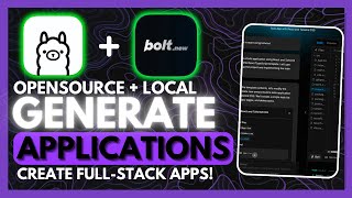 BoltNew  Ollama AI Coding Agent BEATS v0 Cursor BoltNew amp Cline  100 Local  FREE [upl. by Phebe]