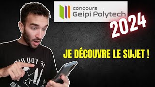 GEIPI 2024 ❗ JE DECOUVRE LE SUJET MATHS ET PHYSIQUE CHIMIE 😱PETITE REVIEW [upl. by Amos]