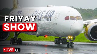 🔴 Manchester Airport LIVE ✈️ FriYAY Show [upl. by Tichonn872]