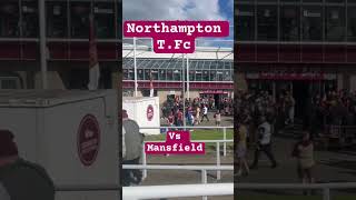 Northampton town Fc Vs Mansfield town Northampton leagueone mansfield northamptonshire [upl. by Annadiane]