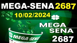 Dicas de ouro  Mega Sena 2687 2024 Sorteio PALPITES Premiação [upl. by Revert]