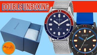 SKAGEN Fisk  Double Unboxing [upl. by Asilrahc]