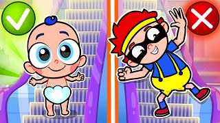 Take the Escalator Song  TippiToons Educational Kids Songs And Nursery Rhymes [upl. by Esinart940]