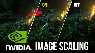 NÃO DEIXE DE USAR Nvidia Image Scaling e comparação com DLSS e AMD FSR [upl. by Ebanreb]