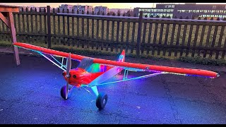 Eflite CarbonZ Cub SS with RGB Nightlights [upl. by Ynabla]