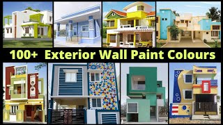 Beautiful Exterior Wall Paint Colours  House Outside Wall Paint Color Combination Ideas [upl. by Yemaj]