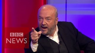 You killed a million people in Iraq George Galloway tells Jacqui Smith  BBC News [upl. by Yhtomiht]