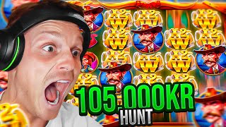 ÅBNER 105000KR HUNT  KÆMPE HIT PÅ WILD WEST DUELS [upl. by Ulyram]