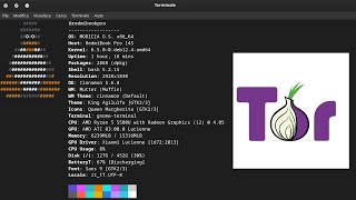 Install Tor browser in Linux MODICIA OS calamares configure linux technology [upl. by Vivianne]