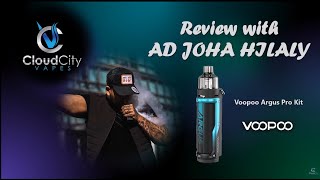 VOOPOO ARGUS PRO KIT Unboxing and Impression Review and Experience  Available in Cloud City Vapes [upl. by Zosema]