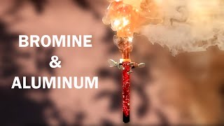 Reacting Bromine and Aluminum [upl. by Aneel837]