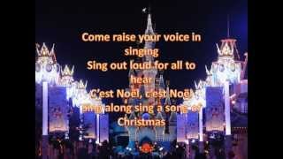 Chante cest Noël with lyrics [upl. by Olgnaed]