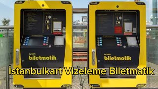 İstanbulkart Vizeleme Biletmatik  İstanbulkart Vizeleme İşlemi [upl. by Freida]