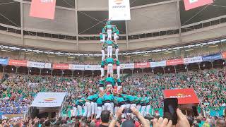 4de9fac dels Castellers de Vilafranca a la sessió de diumenge del Concurs [upl. by Eelrak]