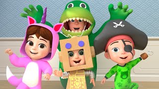 The Hokey Pokey Song With Dinosaur  Lalafun Nursery Rhymes amp Kids Songs [upl. by Lekcim]