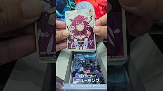 Hololive Unboxing Booster Pack Blooming Radiance OCG 2 shorts hololive tcg trending [upl. by Brandes]