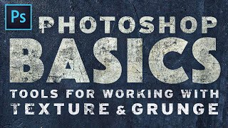 Texture amp Grunge Essentials  Photoshop Tutorial with Free Textures [upl. by Eryt137]