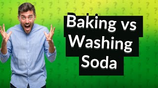 Is bicarbonate of soda the same as washing soda [upl. by Thebazile]