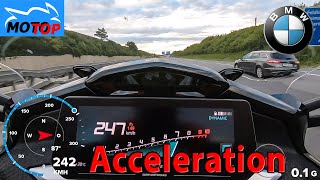 BMW K1600GT 2023  ACCELERATION  Gopro GPS and DRAGY measured [upl. by Elumas]