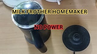 MILK FROTHER HOMEMAKER NO POWER [upl. by Turmel]