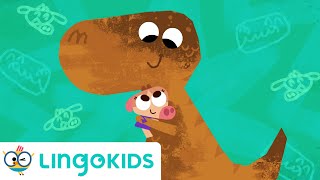 COWYS TREX SONG 🦖🎶  Nursery Rhymes  Lingokids [upl. by Iadam]