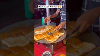 Heart Attack Vada Pav  Itna Butter khaane se kya hoga 🤯 youtubeshorts butter vadapav [upl. by Balas]