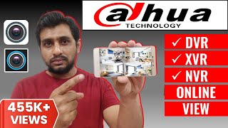 dahua cctv camera connect to mobile  dahua xvr dvr online configuration  dahua dvr online hindi [upl. by Anelys791]